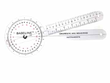 Baseline Goniometer 360 grader skala, 30 cm lång.