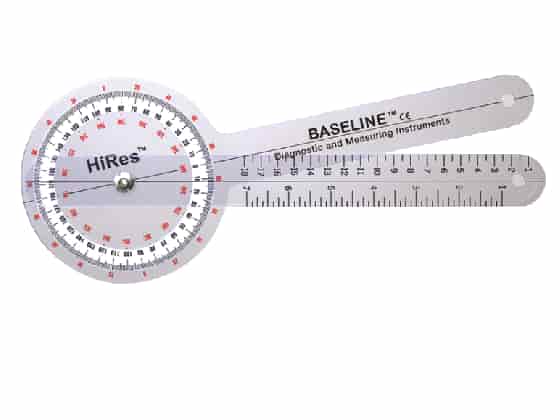 Baseline Hög Resolutions Goniometer 360 gr 20 cm 