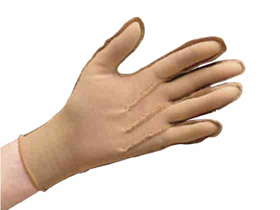 Bio-form® tryckhandske, stängda fingertoppar med velcro spänne, liten.