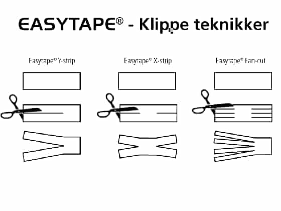 Easytape 5cm x 4,5 m svart