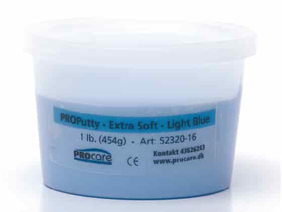 Eco-Putty Soft; Ljusblå (454 g)