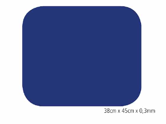 Dycem Antihalk Matta Rektangulär, 38 x 45 x 0,3 cm, blå.