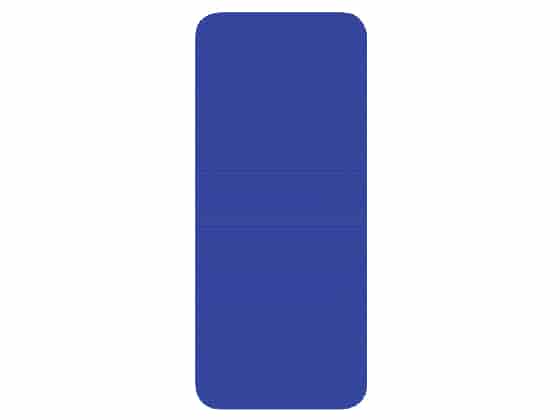 Träningsmatta, Blå, 180 x 60 x 2 cm.