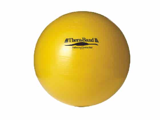 TheraBand träningsboll, ø 45 cm, gul.