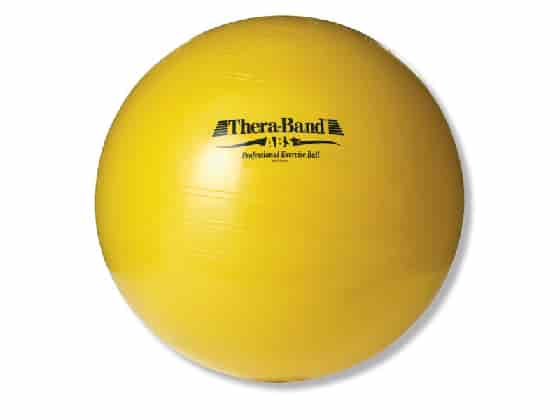 TheraBand boll, ABS, ø 45 cm, gul.