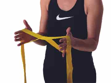 TheraBand CLX-band, 2,10 meter, gult