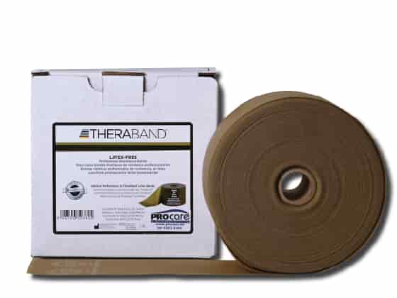 TheraBand latexfritt träningsband 22 m. guld