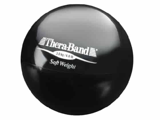 TheraBand SoftWeight 3,0 kg svart
