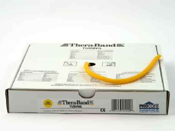 TheraBand Tubing 7, 5m, gul.