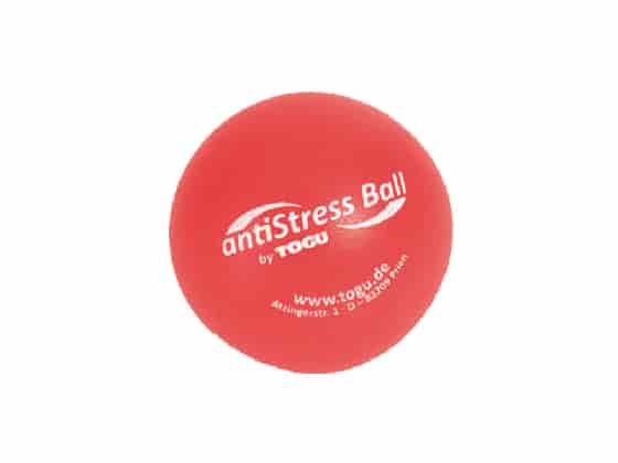 TOGU Anti-Stress Boll, 6,5 cm, röd.