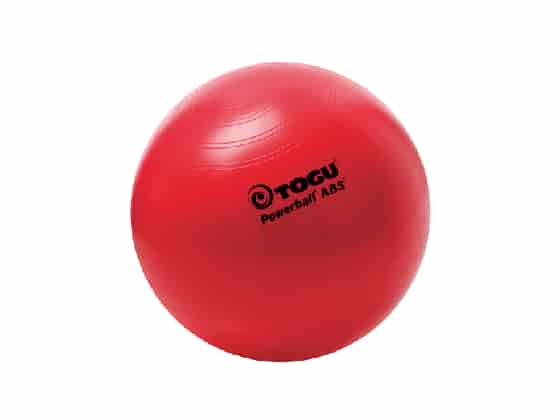 TOGU Powerball, träningsboll, ABS, ø 55 cm, röd.